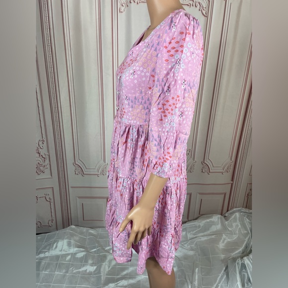 Disney Park Frozen Pink Dress For Adult Olaf Figured Size Small WDW NEW Ana Elsa - Picture 9 of 16